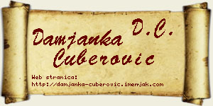 Damjanka Čuberović vizit kartica